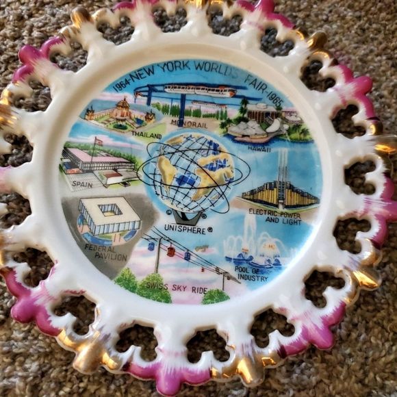 Accents Vintage1963 New York Worlds Fair Plate Poshmark
